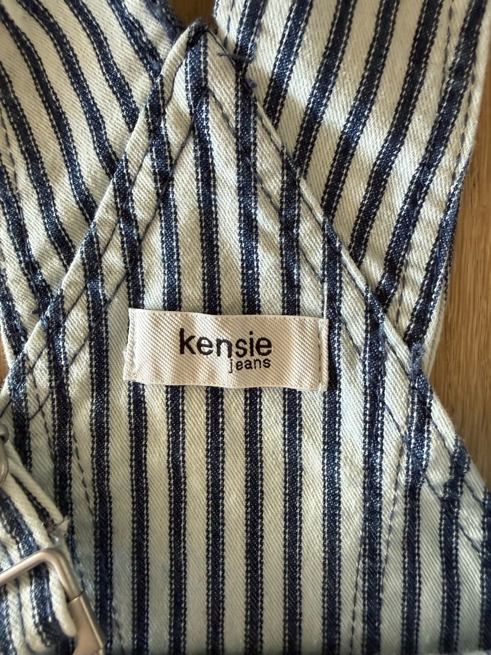 Kenzie striped overalls NWOT